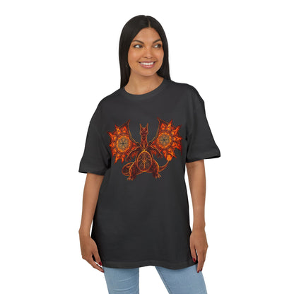 Fiery Dragon Fanart Oversized Tee 🔥