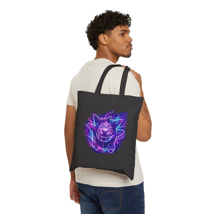 Ghost Spirit Canvas Tote — 'Spiderpuff' Anime Tote Bag
