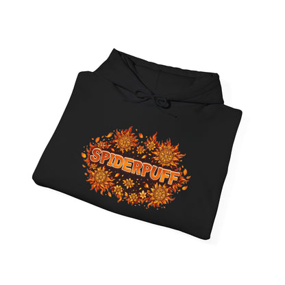 Fiery Dragon/Spiderpuff Logo Unisex Heavy Blend™ Hooded Sweatshirt