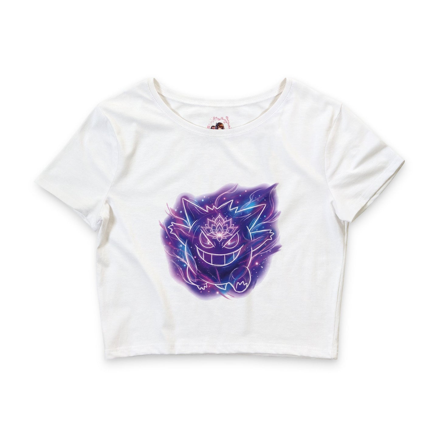 Neon Ghost Fanart Crop Tee 👻