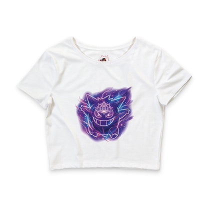 Neon Ghost Fanart Crop Tee 👻