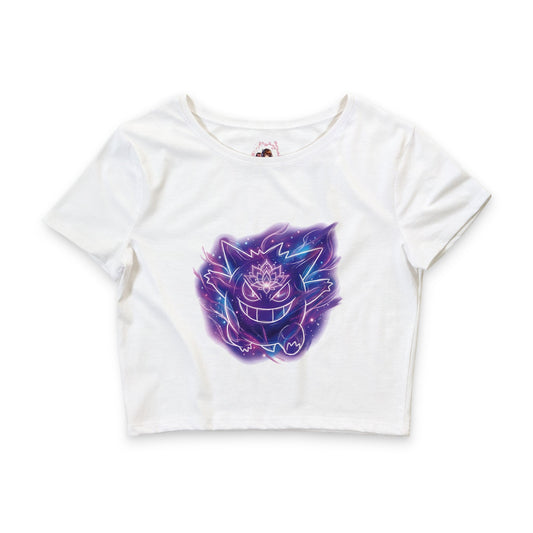 Neon Ghost Fanart Crop Tee 👻