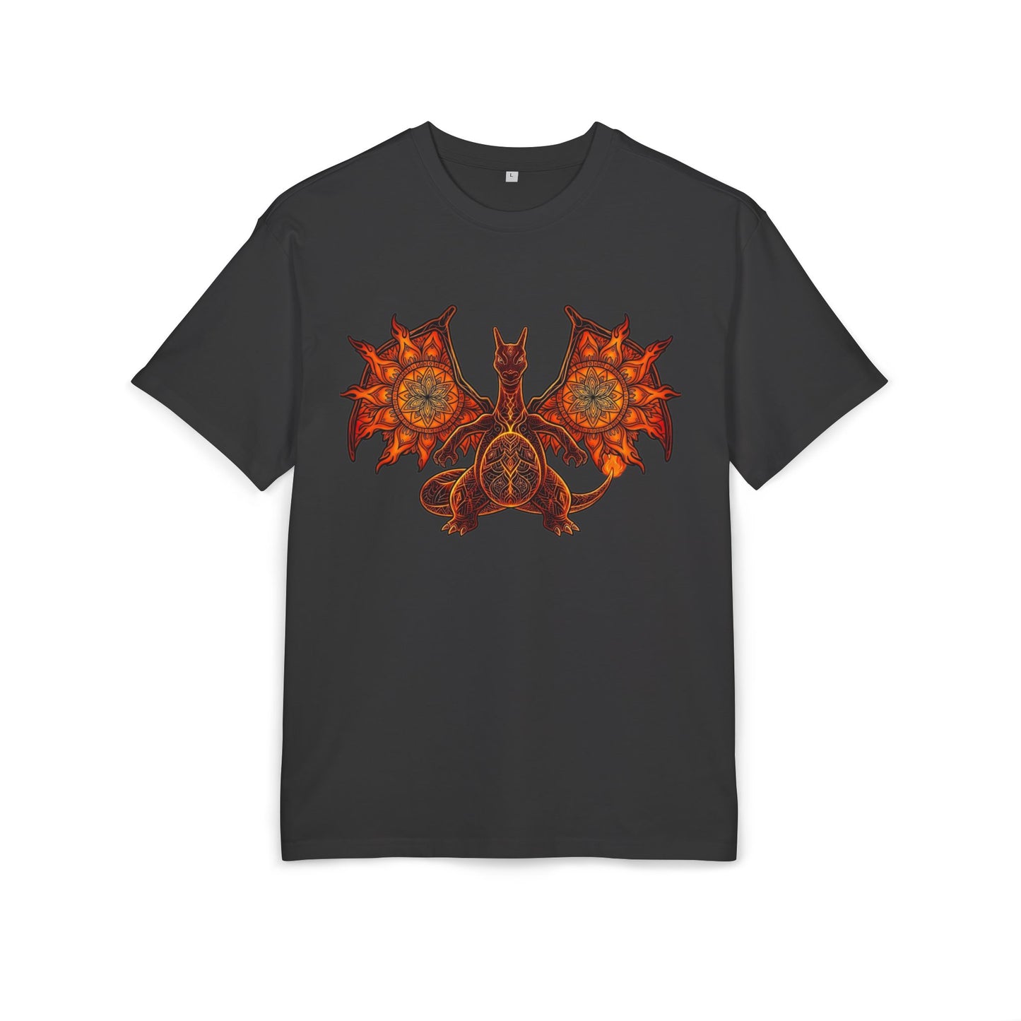 Fiery Dragon Fanart Oversized Tee 🔥