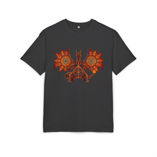 Fiery Dragon Fanart Oversized Tee 🔥