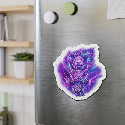 Ghost Spirit 3-stack Die-Cut Magnet —  Galaxy Magnet Art