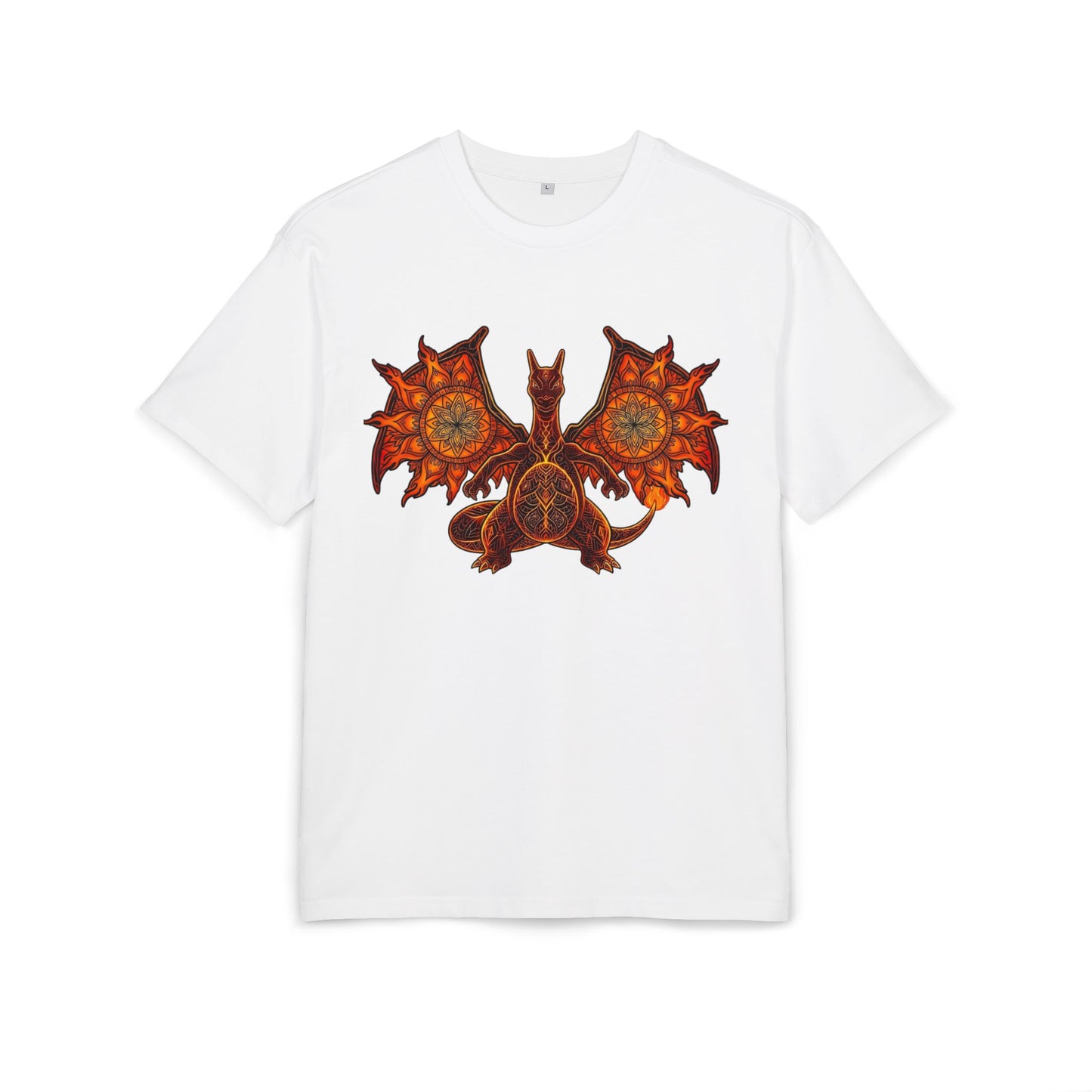 Fiery Dragon Fanart Oversized Tee 🔥