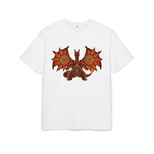 Fiery Dragon Fanart Oversized Tee - alternate product view 2