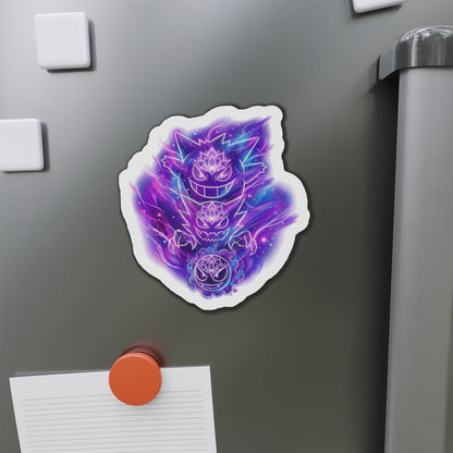 Ghost Spirit 3-stack Die-Cut Magnet —  Galaxy Magnet Art