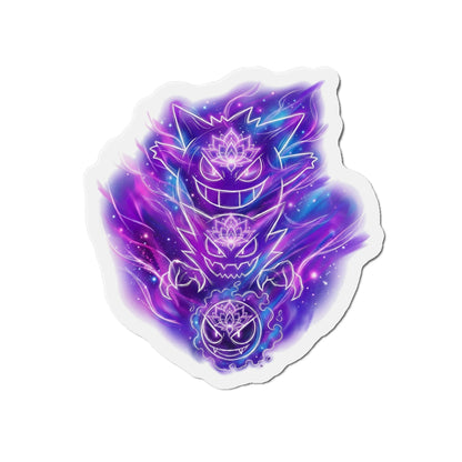 Ghost Spirit 3-stack Die-Cut Magnet —  Galaxy Magnet Art