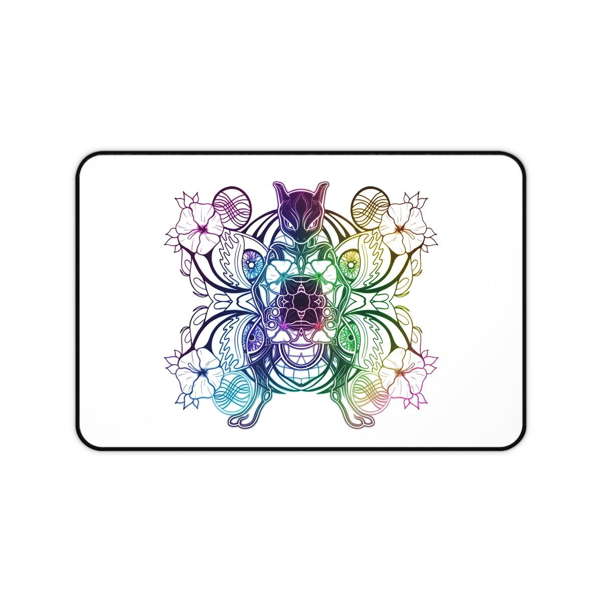 Psychic Cat Desk Mat — Colorful Mouse Pad