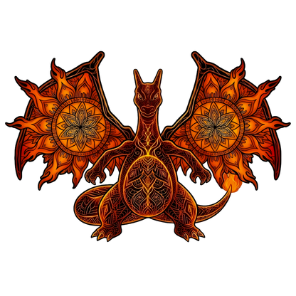 Fiery Dragon Fanart Oversized Tee 🔥