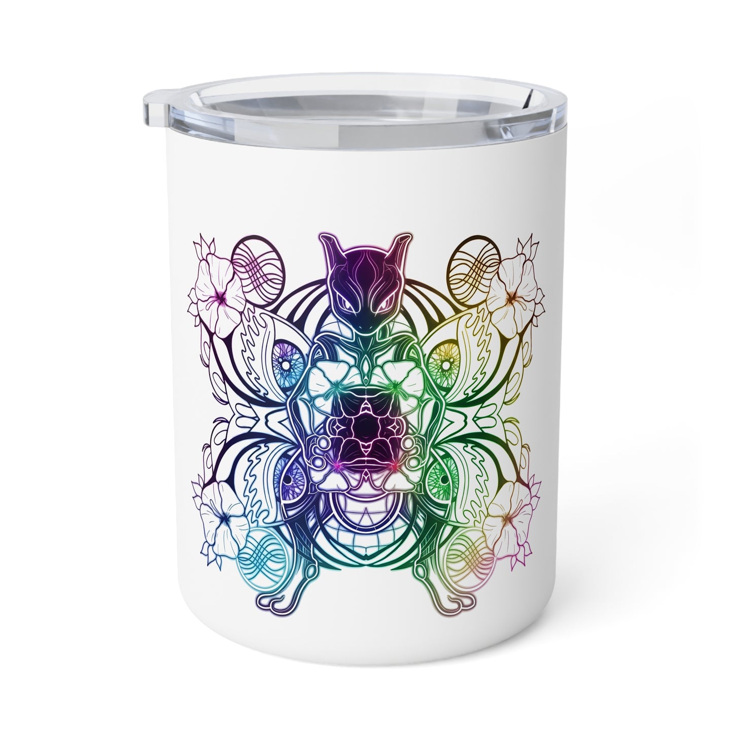 Psychic Cat Mandala - 10oz Insulated Coffee Mug