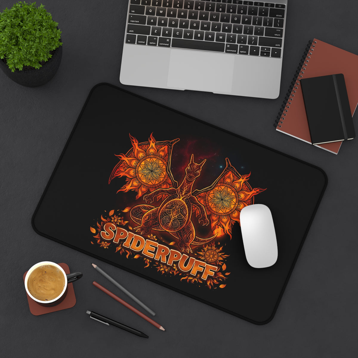 Fiery Dragon Desk Mat — Fiery Mouse Pad