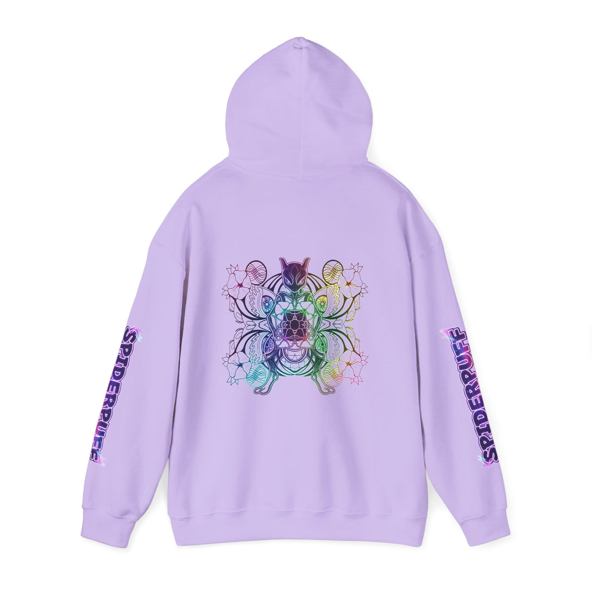 Psychic Cat White Hoodie — Graphic Sweatshirt