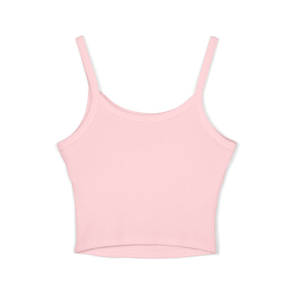 Cute Fire baby Stripe Crop Tank Top — Retro Rainbow Charm
