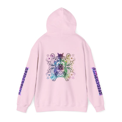 Psychic Cat White Hoodie — Graphic Sweatshirt