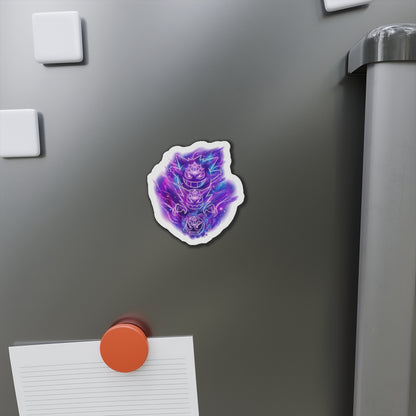 Ghost Spirit 3-stack Die-Cut Magnet —  Galaxy Magnet Art