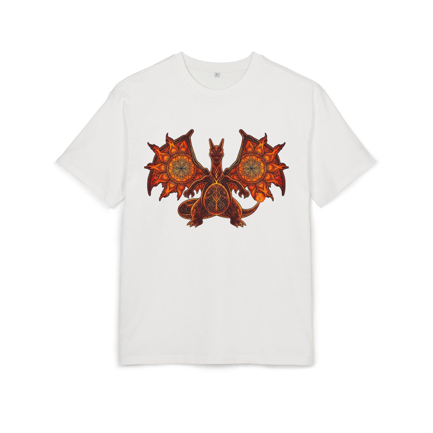 Fiery Dragon Fanart Oversized Tee 🔥